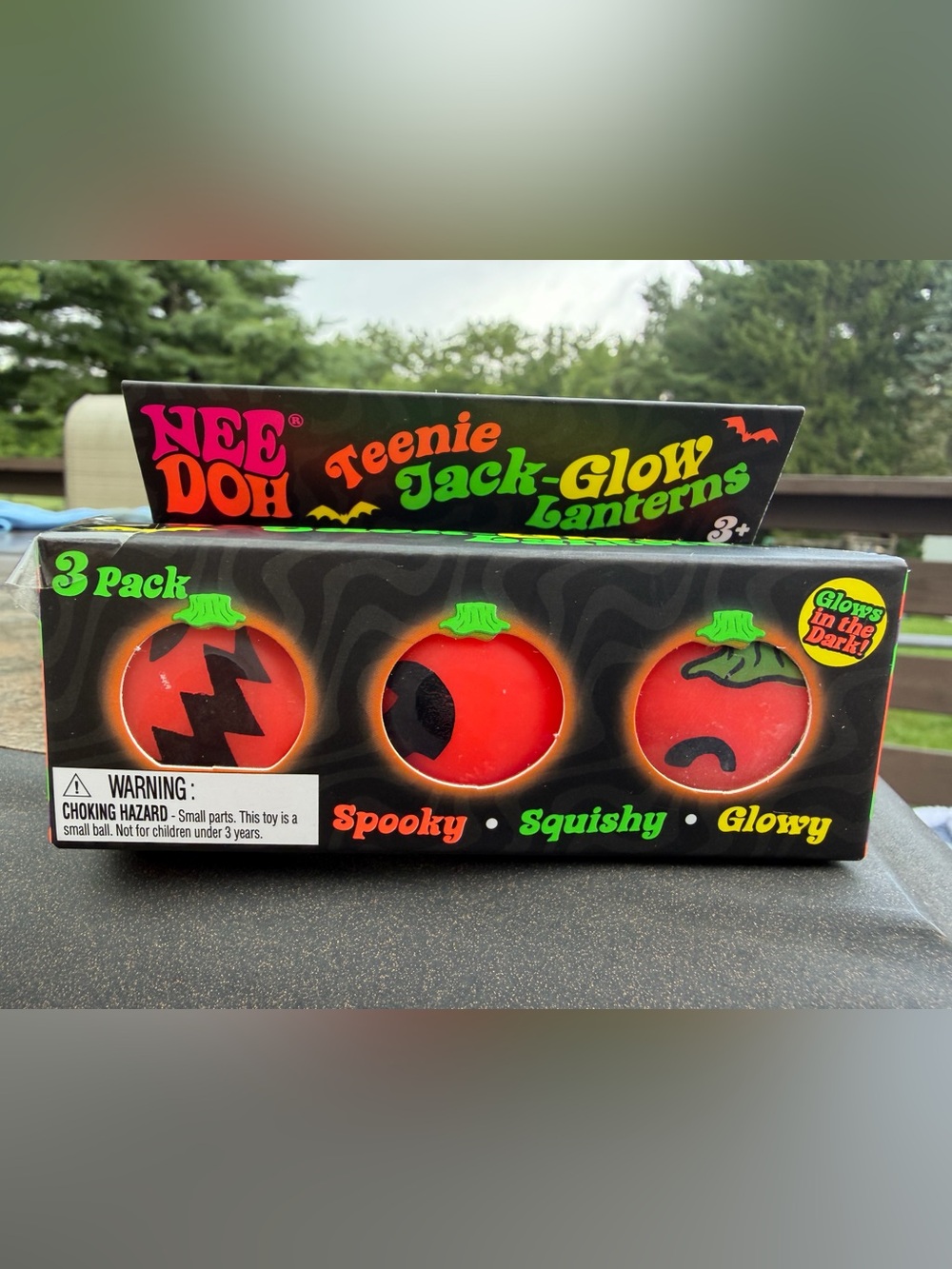 NeeDoh Teenie Jack-Glow-Lanterns **RARE** 🎃🎃
